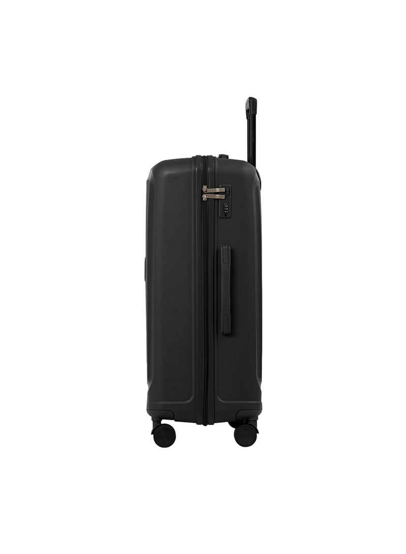 Eagle Express CLIFTON Check-in Travel POLYPROPYLENE Hard Trolley 360° Double Spinner Wheels Secure Lock 28 inch BLACK EDITION - Image 4