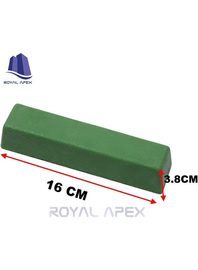 Royal Apex Buffing Wheel Bar Compounds For Finishing Stainless Steel Stainless Nickel Alloy Burnt Chromium Plating And Aluminium. Green  - Image 2