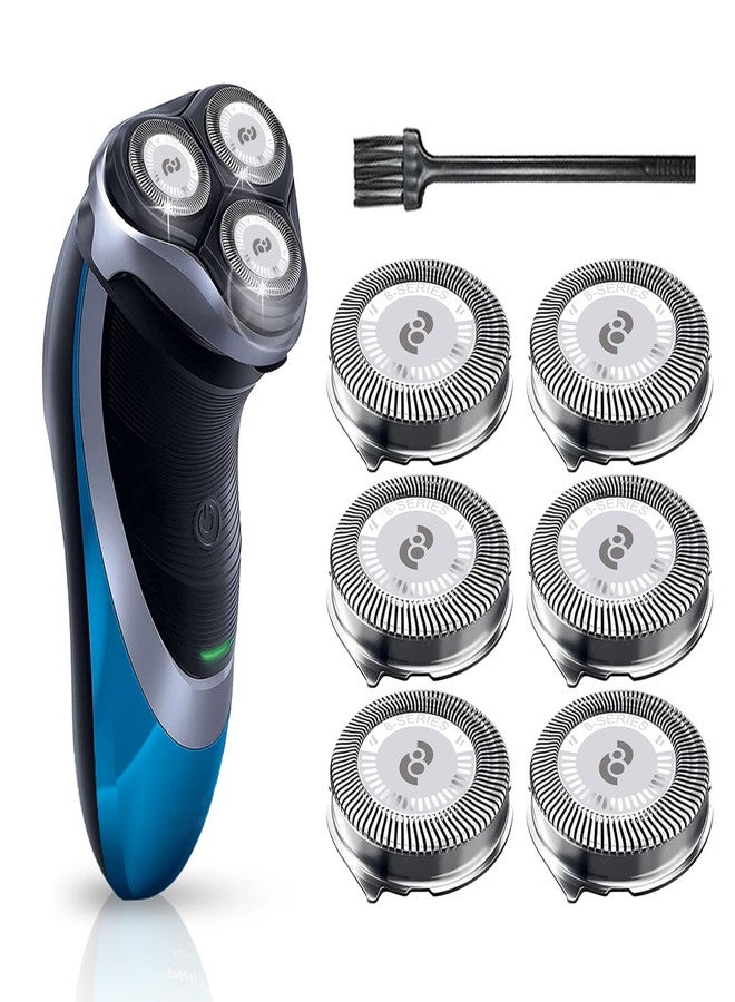 tuokiy HQ8 Replacement Heads Compatible with Philips Norelco Aquatec Shavers, Blades for Philips Norelco PT720 AT880 AT810 Razor, 6-pc Pack - Image 1