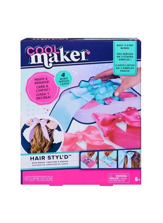 Cool Maker Hair Styl'd Bow Maker Set 6075223 - Image 1