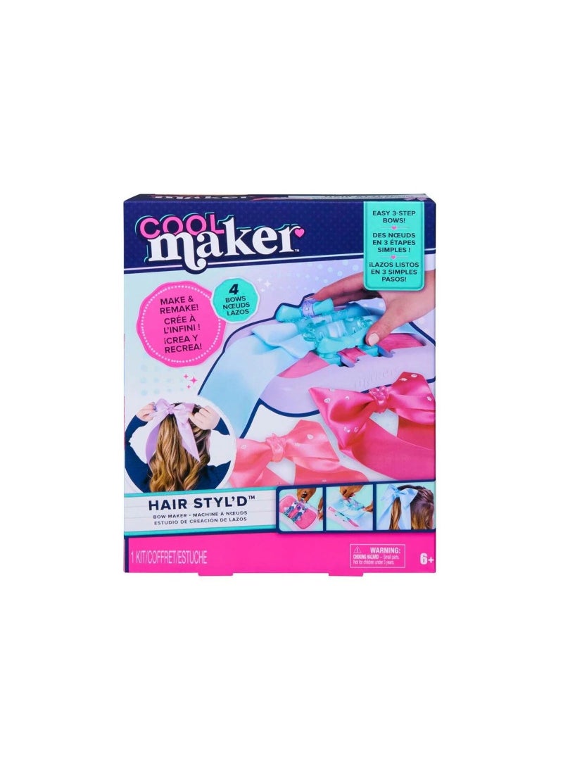 Cool Maker Hair Styl'd Bow Maker Set 6075223 - Image 4