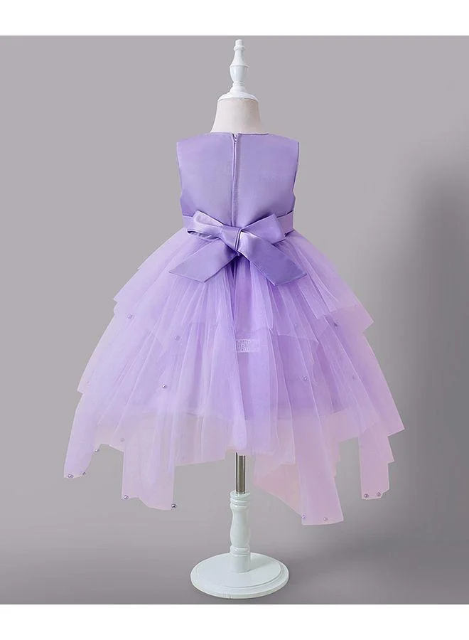 Mark & Mia Mark & Mia Sequins Embellished Sleeveless Flared Party Dress - Purple