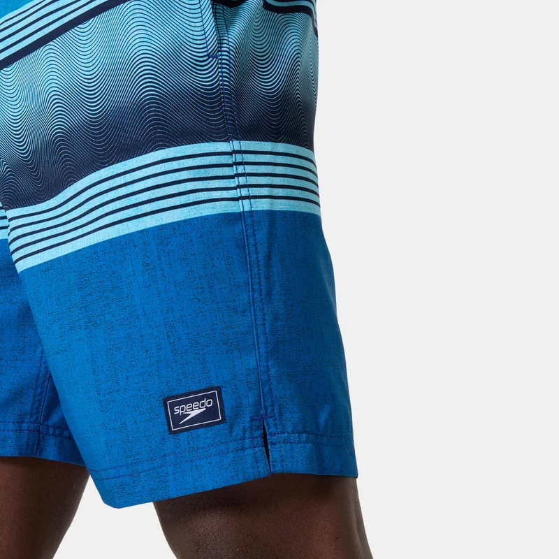speedo Blue Men's Printed Bondi Swimming Shorts for Men | Best Price UAE
