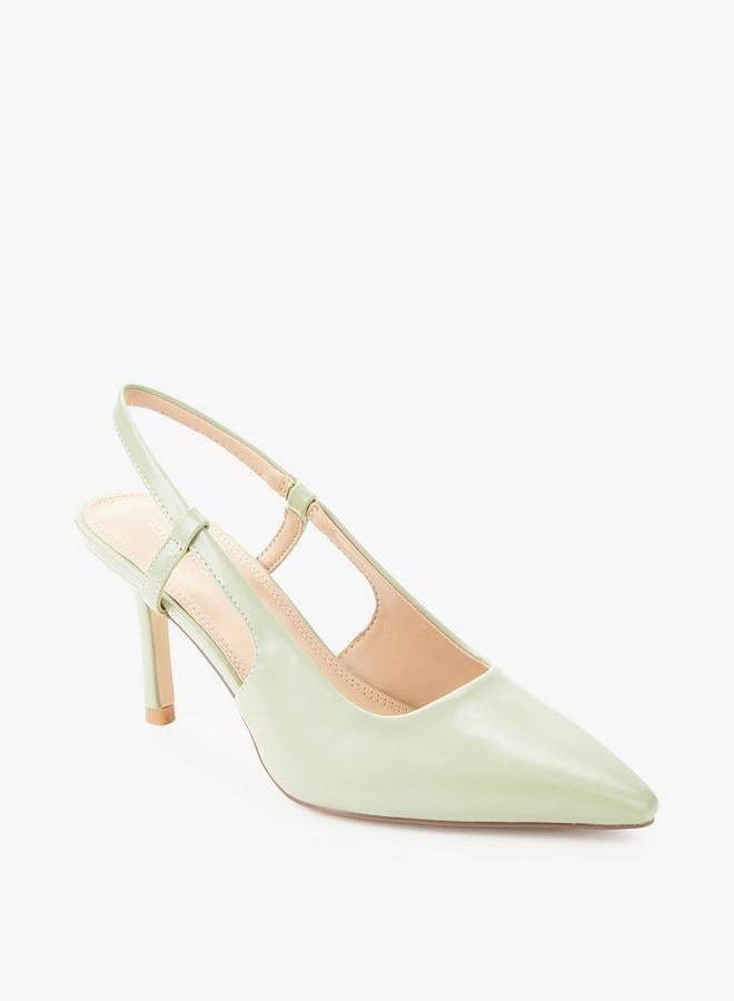Paprika Women Stiletto Heel Slingback Shoes - Image 3