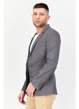 Asos Design Men Regular Fit Allover Print Casual Blazer, Multicolor  - Image 3
