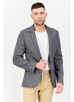 Asos Design Men Regular Fit Allover Print Casual Blazer, Multicolor  - Image 1