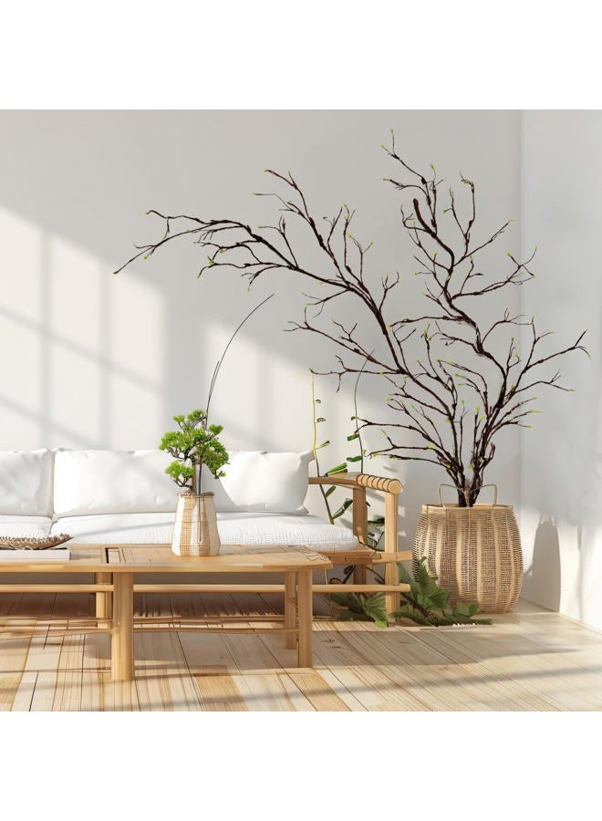 nuuubik 118 Inches Artificial Fake Tree Branches for Decoration, Malleable Floral Tree Branches with Sprout, Twigs Vines Ivy Rattan Grapevines Wall Fake Hanging Plants, Arch Jungle for Home Wedding - Image 2