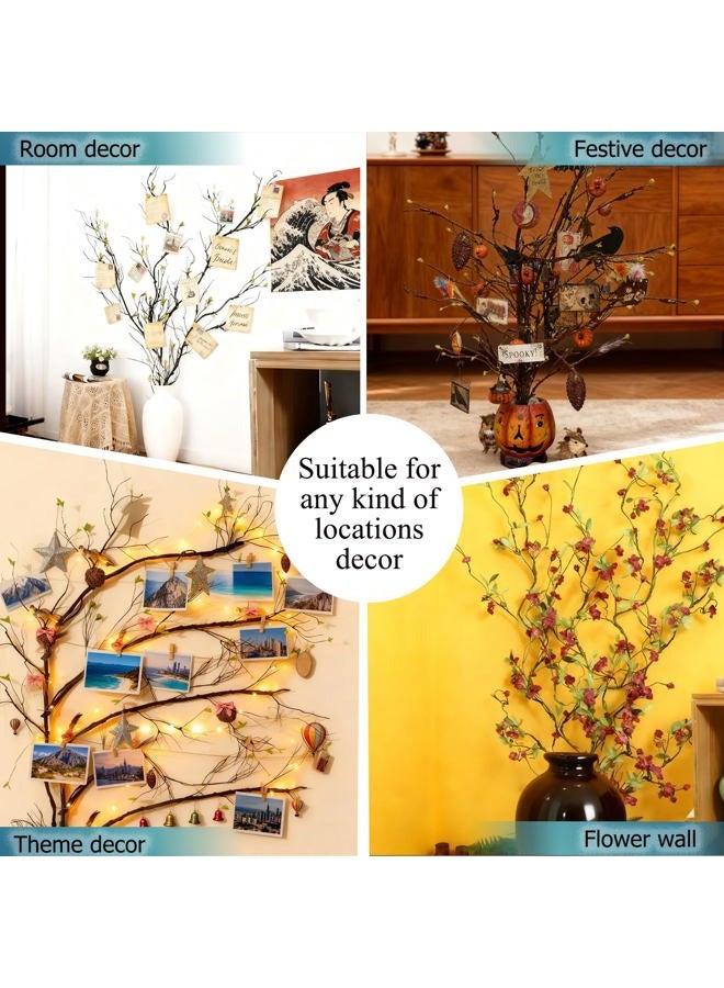 nuuubik 118 Inches Artificial Fake Tree Branches for Decoration, Malleable Floral Tree Branches with Sprout, Twigs Vines Ivy Rattan Grapevines Wall Fake Hanging Plants, Arch Jungle for Home Wedding - Image 5