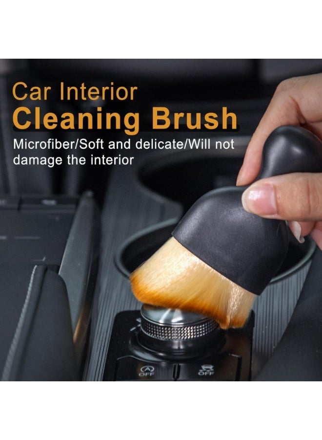 Detail Brushes Car, Car Duster Interior Cleaning Tool, Car Interior Dust Sweeping Soft, Soft Bristles Brush Cleaning Tool, Car Interior Accessories - Image 2