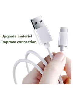 ELTRAZONE USB Type C Cable USB C Charger Cable Fast Charging Cord Compatible Huawei Samsung Galaxy S9 S8 Plus Note 9/8, LG G6 G7, Moto G6 Play, Google Pixel XL 3/3 XL White Color  - Image 3