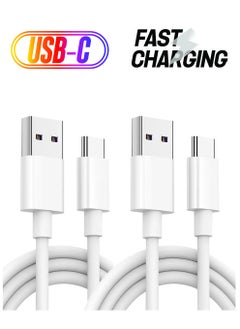 ELTRAZONE USB Type C Cable USB C Charger Cable Fast Charging Cord Compatible Huawei Samsung Galaxy S9 S8 Plus Note 9/8, LG G6 G7, Moto G6 Play, Google Pixel XL 3/3 XL White Color  - Image 1