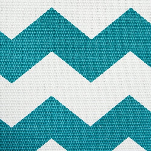 DII Collapsible Polyester Storage Cube Chevron Teal Large - Image 3