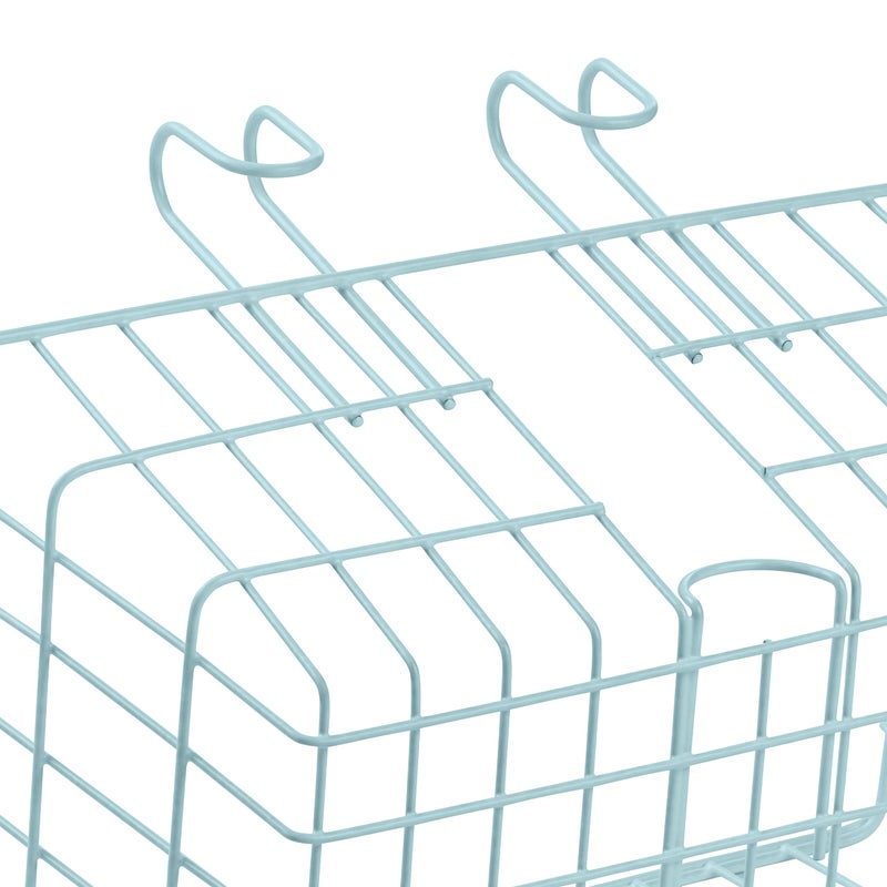 Retrospec Rï»¿etrospec Apollo-Lite Lift-Off Front Bike Basket, Lightweight Steel ï»¿with Integrated Detachable Hooks and Built-in Handle for Easy Assembly and Portability - Image 4