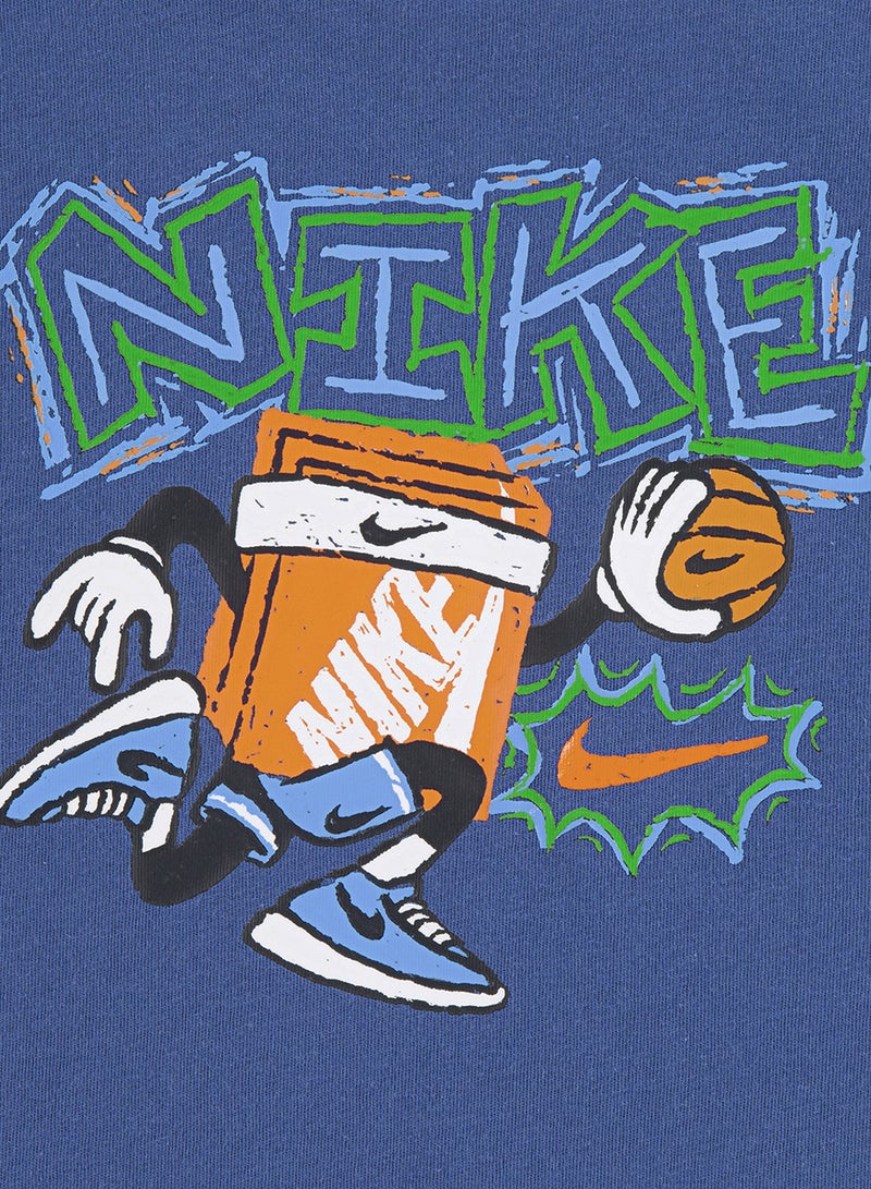 Nike Kids Chalky Boxy Basketball T-Shirt - Image 3