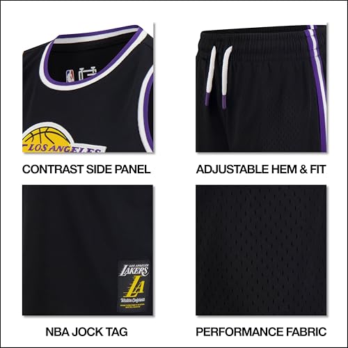 Ultra Game Boys NBA Official Super Soft Jersey Tank Top Basketball Shorts Set Indiana Pacers Team Color 8 - Image 3
