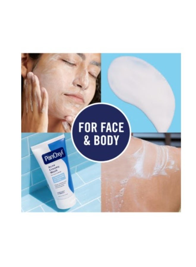 Benzoyl Panoxyl Acne Creamy Wash For Face And Body - 170gm - Image 3