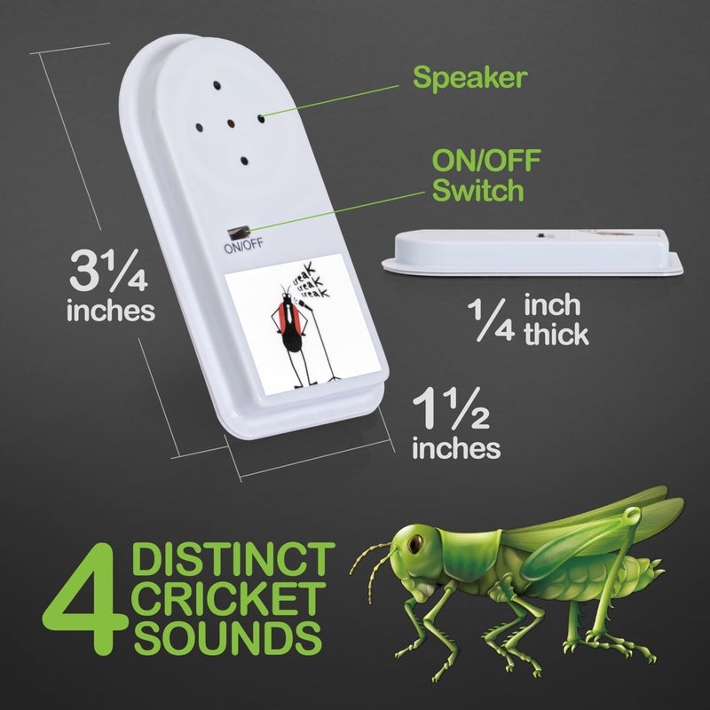 Twiddler Toys 3 Pack Cricket Noise Maker Prank â€“ Hidden Annoying Chirp Sounds â€“ Funny Gag April Fools Office Prank - Image 2
