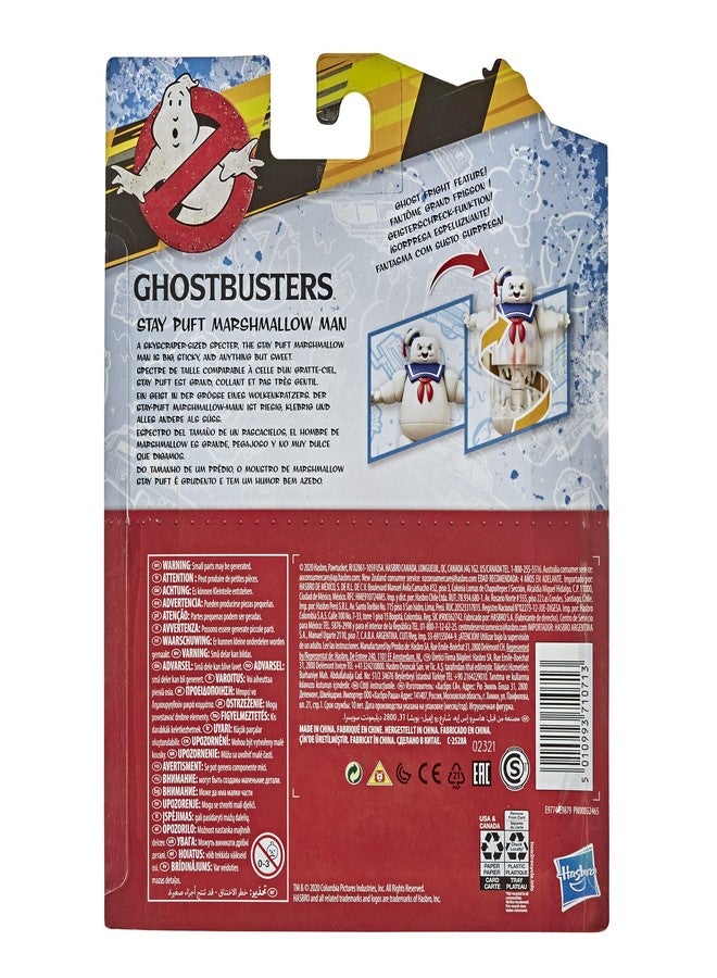 GHOSTBUSTERS شخصية شبح مان مارشميلو ستاي بافت من فيلم صائدي الأشباح مع ميزة الرعب، ألعاب للأطفال من عمر 4 سنوات وما فوق - Image 5
