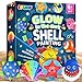 EPUMP Sea Shell Painting Kit for Kids Glow in the Dark Beach Toys and Summer Crafts Arts and Crafts Kit Creative DIY Indoor Outdoor Activity Toy Birthday Gift for Boys Girls Age 6 7 8 9 10 11 12 - Image 3