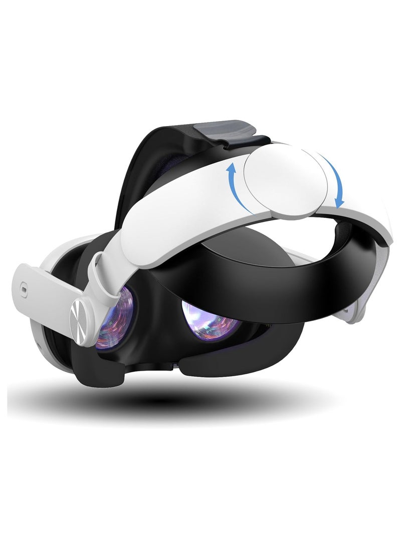 Head Strap for Meta Quest 3  Replacement Elite Strap for Enhanced Comfort  Reduce Facial Pressure  Ergonomic Adjustable Durable Headstrap VR Accessories for Quest3 - Image 1