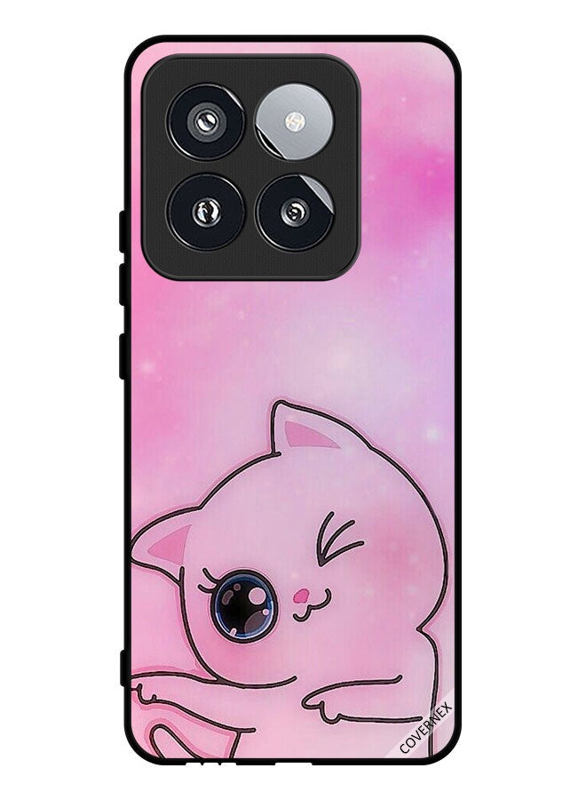 Covernex Protective Case Cover For Xiaomi 14 Pro Go This Way Kitten - Image 1