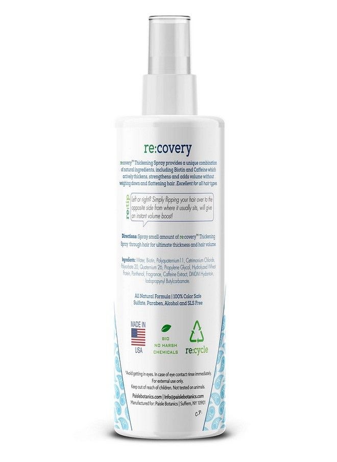 Paisle Botanics - Biotin Hair Thickening Spray For Thin Hair Texturizing Spray Hair Loss Prevention Thinning Hair Thickening Tonic For Fine Hair Thick Hair Growth Products For Men For Women - Image 1