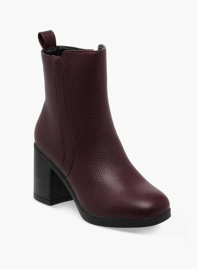 فلورا بيلا من شو إكسبرس بوت كاحل بكعب عريض نسائي