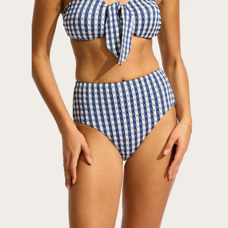 سيفولي Bella High Waisted Bikini Bottom - Women