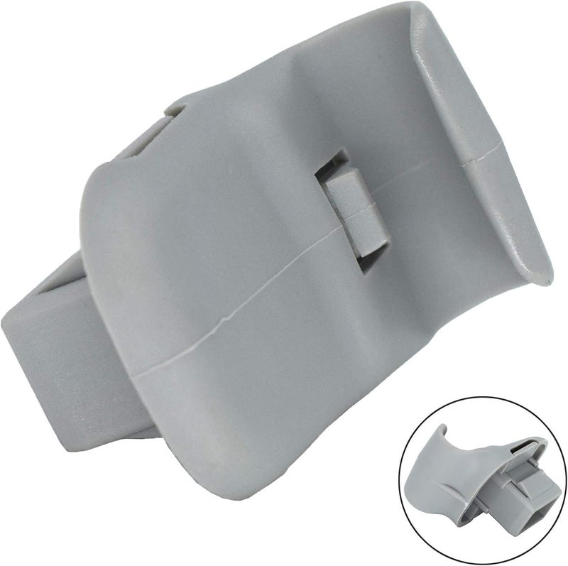 Wivplex 2pcs Gray Car Sun Visor Clip Hook Adapter - Image 4