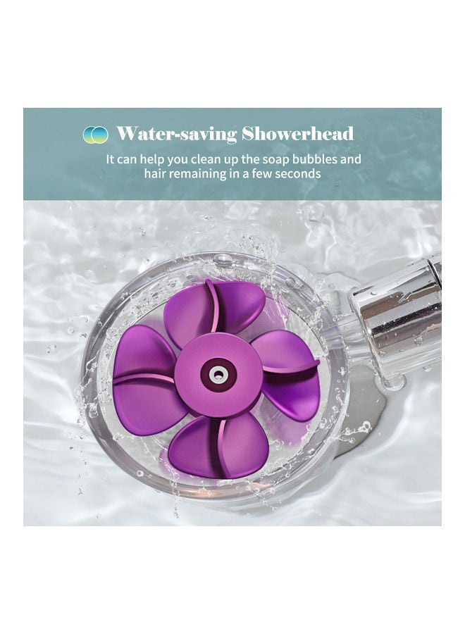 NIBEMINENT Hand Shower Head Water Saving High Pressure Silver 27.50x4.00x8.00cm - Image 3