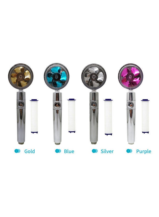 NIBEMINENT Hand Shower Head Water Saving High Pressure Silver 27.50x4.00x8.00cm - Image 5