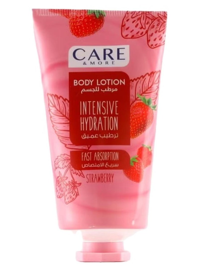 لوشن للجسم ترطيب مكثف سريع الامتصاص برائحة الفراولة - 150 مل