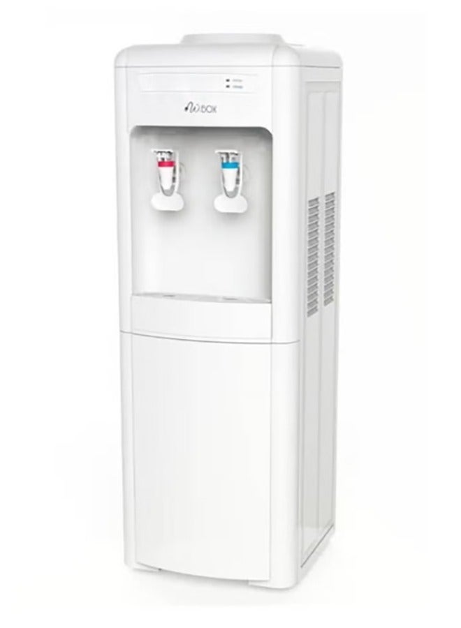 W.BOX Water Dispenser with 2 Taps - Cold/Hot - 20 Liters, White | KWD707 - Image 2