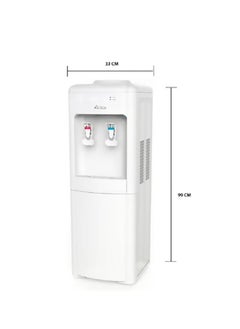 W.BOX Water Dispenser with 2 Taps - Cold/Hot - 20 Liters, White | KWD707  - Image 4