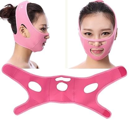 Fulkiza Full Face Masks Reusable Facial Lifting Face Mask Double Chin Remover Chin Reducer Anti Wrinkle Belt Face Mask For Double Chin and Contouring - Image 4