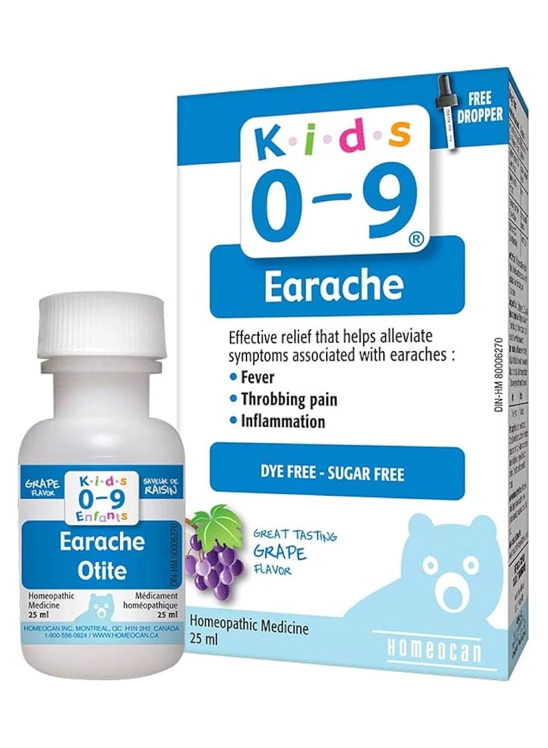 Homeocan Kids 0-9 Earache Drops (25ml)