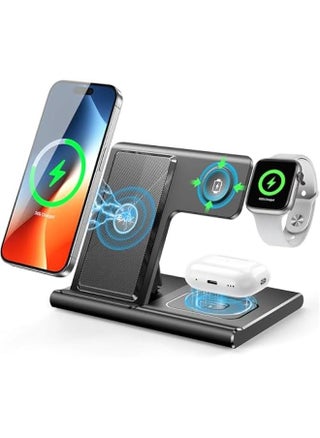 【2024】 Upgraded Wireless Charger, 3 in 1 Charging Station for Apple Devices,Wireless Charger Stand for iPhone 16 15 14 13 12 11 Pro Max XR XS 8,Apple Watch and AirPods(18W PD Adapter Not Included) - pzsku/Z31DC77C58ECB3873B621Z/45/1750140826/fe263dc6-8990-4ccd-abcd-6d05a353b5de