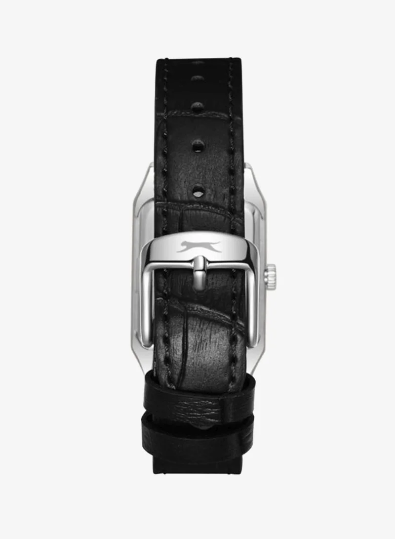 Slazenger silver Women's Leather Analog Watch SL.9.2525.3.01 - 23x39,1 mm for Women | Best Price UAE