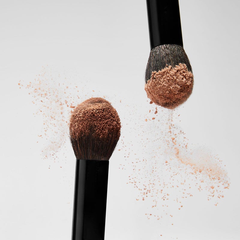 Saie The Fluffy Brush - Soft, Multi-Use Pressed + Loose Powder Brush - Fluffy Makeup Brush with Tapered Tip for Precise Application - Vegan, Cruelty-Free (1 Count) - Image 4