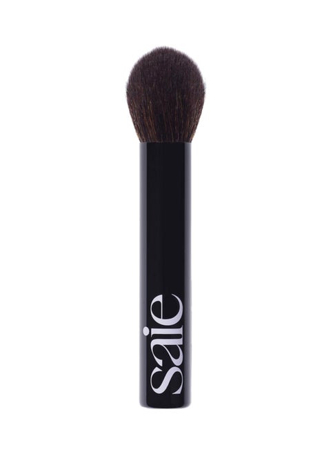 Saie The Fluffy Brush - Soft, Multi-Use Pressed + Loose Powder Brush - Fluffy Makeup Brush with Tapered Tip for Precise Application - Vegan, Cruelty-Free (1 Count)