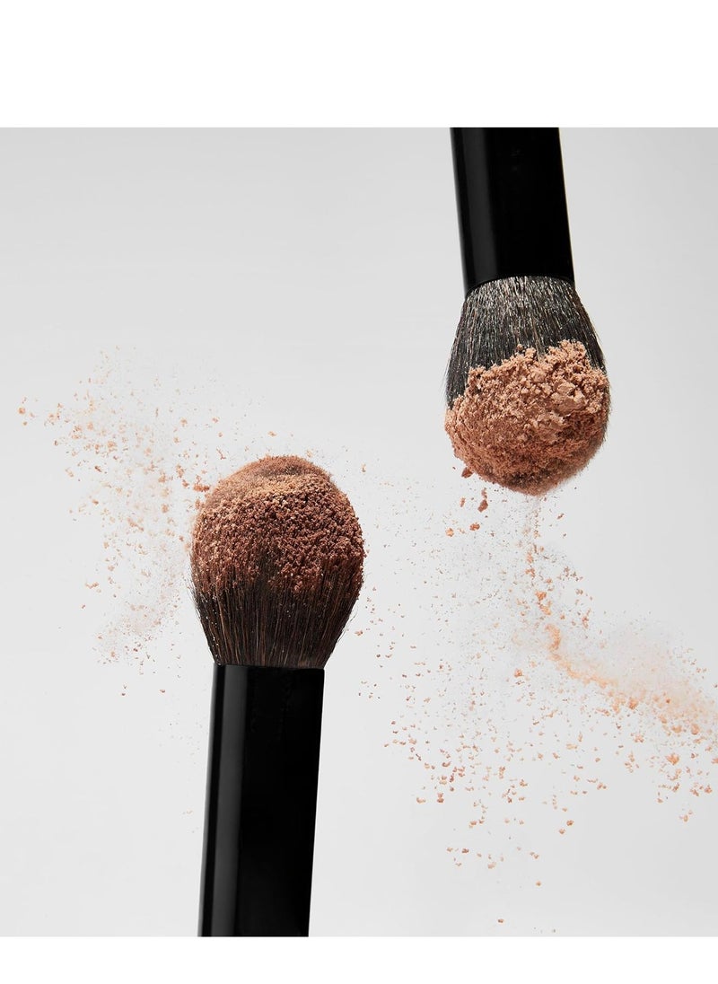 Saie Saie The Fluffy Brush - Soft, Multi-Use Pressed + Loose Powder Brush - Fluffy Makeup Brush with Tapered Tip for Precise Application - Vegan, Cruelty-Free (1 Count)  - Image 3