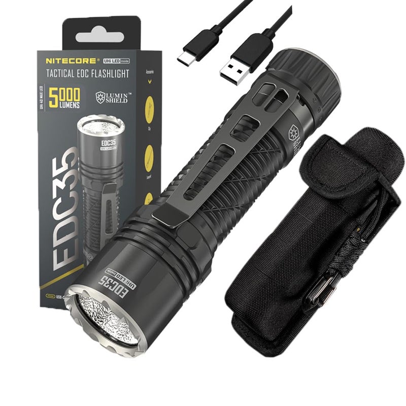 Nitecore EDC35 High Power 5000 lumens NiteLab UHi 40 Max LED Rechargeable Flashlight