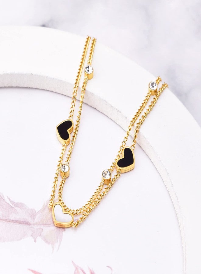 DS Gold Bracelets for Women 14K Gold Plated, Dainty Adjustable Chain Bracelet - Trendy Minimalist Delicate Jewelry Gift for Her with Box, Stackable Birthday Christmas Valentine's Gift (Style-1) - Image 4