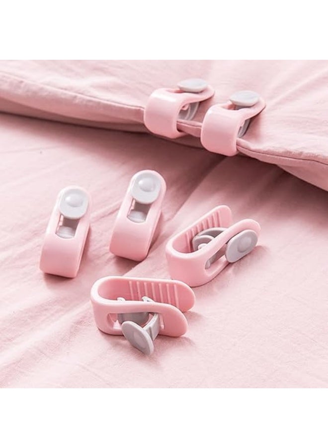 6Pcs Bed Sheet Holder Clips Quilt Fixer Clip No Pins Duvet Gripper Bedding Sheet Fasteners for Blankets Comforter Curtain - Image 5