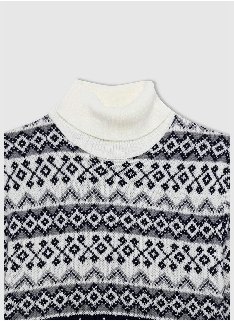 DeFacto Man Turtle Neck Tricot Pullover