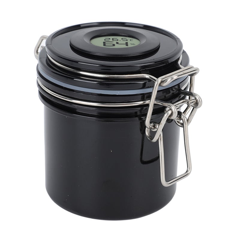 200ml Eyelash Glue Storage Tank with Screen Display Sealed Jar Activated Carbon Container for Lash Extension Grafting Eyelash Black - Image 3
