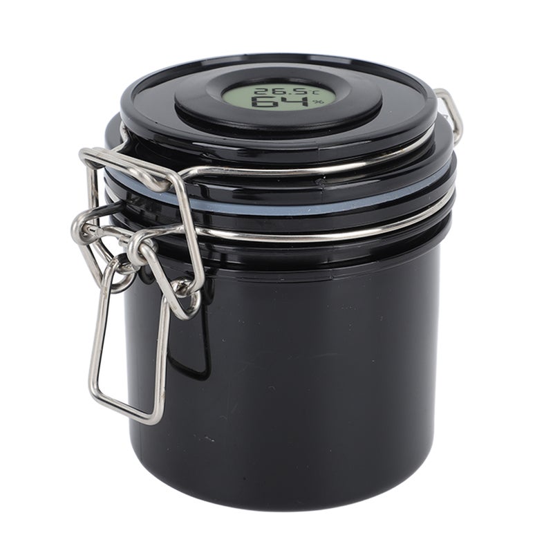 200ml Eyelash Glue Storage Tank with Screen Display Sealed Jar Activated Carbon Container for Lash Extension Grafting Eyelash Black - Image 2