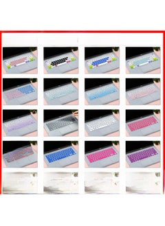 Applicable To Dell Burning 7000-15 Travel Box G5 Lingyue 5410 Notebook Silicone Keyboard Protective Film 5510 Customization-Color:Colorful Pink (HS-277)-Size:j279 5510
