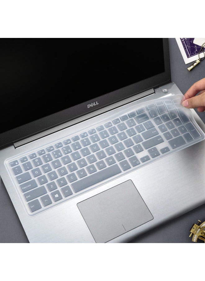 Generic - Applicable To Dell Burning 7000-15 Travel Box G5 Lingyue 5410 Notebook Silicone Keyboard Protective Film 5510 Customization-Color:Colorful Pink (HS-277)-Size:j279 5510 - Image 1