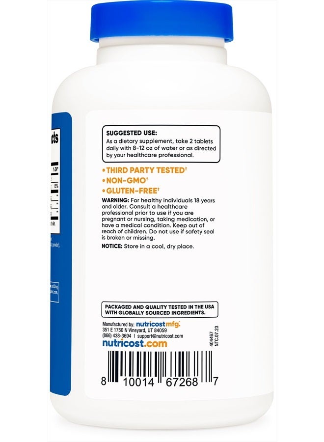 Nutricost Glucosamine 1800mg with Chondroitin & MSM, 240 Tablets, 120 Servings - Joint Support Formula - Non-GMO, Gluten Free - Image 2